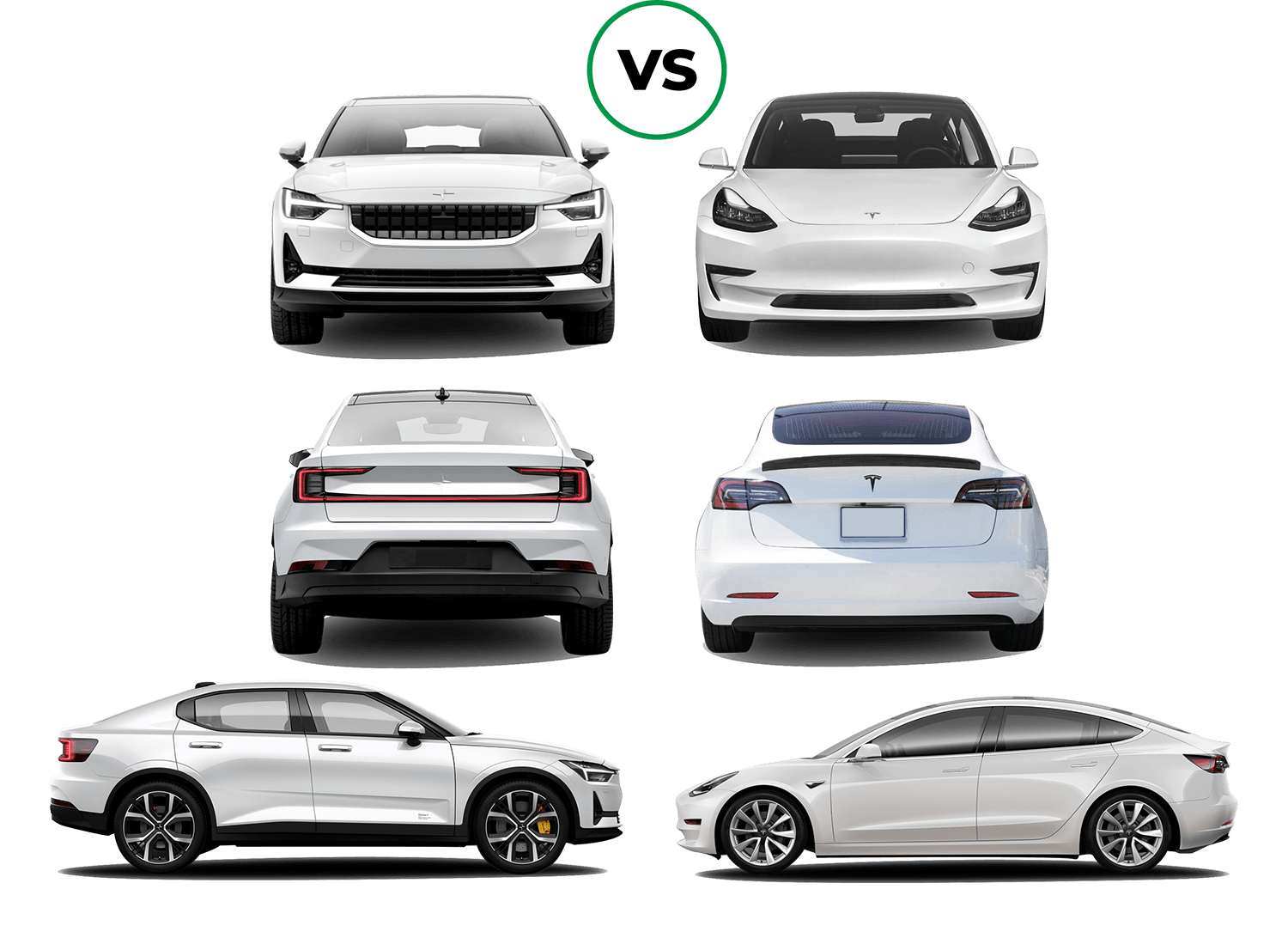 polestar-2-vs-tesla-model-3-exterieur