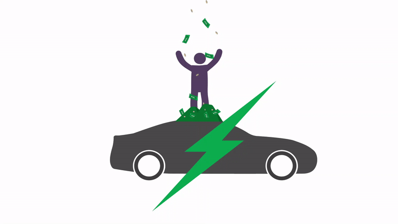 bespaar met elektrisch rijden